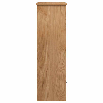 Bookcase 80x35x110 cm Solid Pine Wood Panama Range