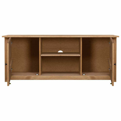 282670 vidaXL TV Cabinet 120x40x50 cm Solid Pine Wood Panama Range