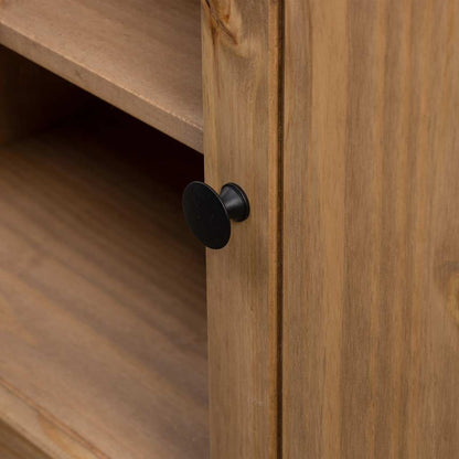 282670 vidaXL TV Cabinet 120x40x50 cm Solid Pine Wood Panama Range