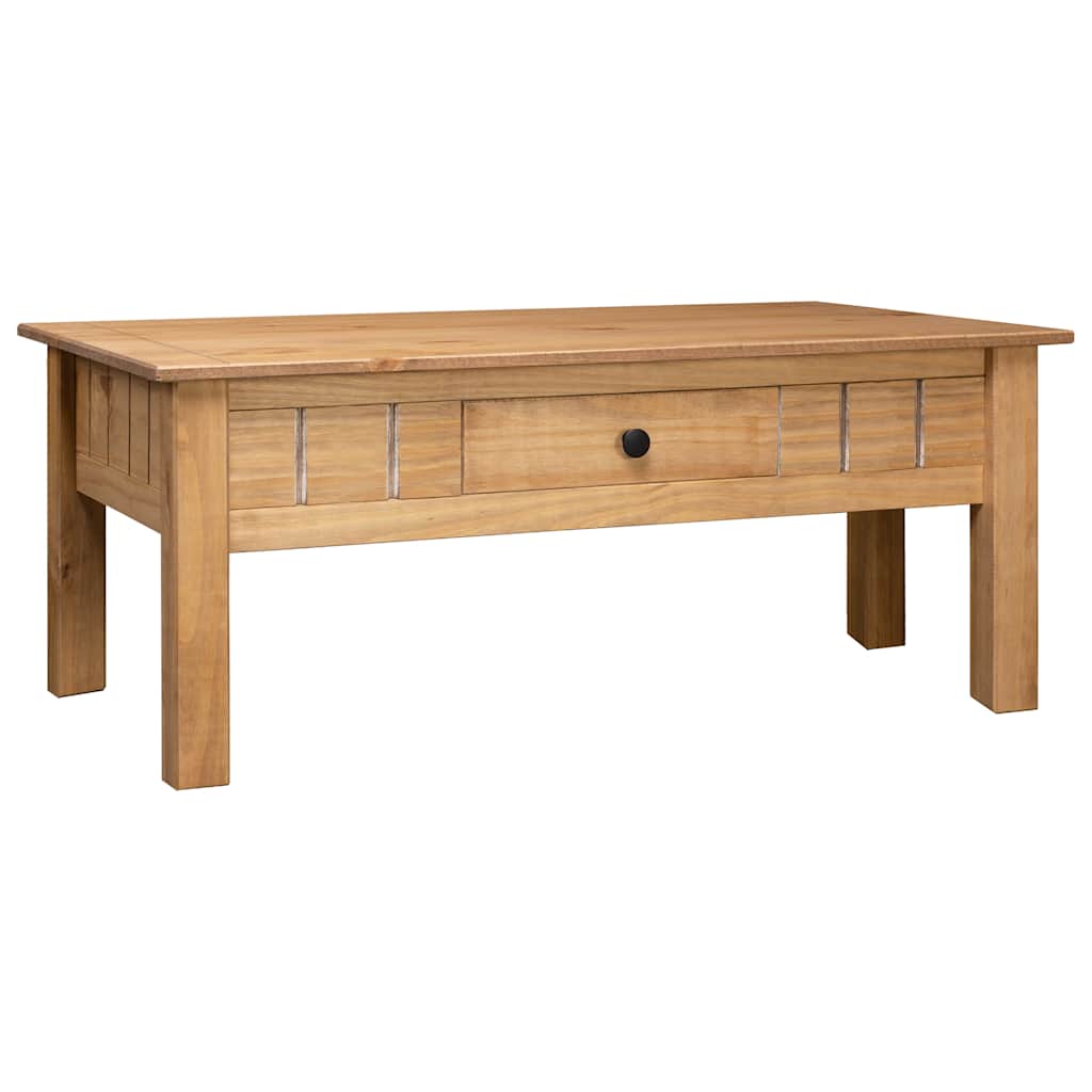 282682 vidaXL Coffee Table 100x60x43,5 cm Solid Pine Wood Panama Range