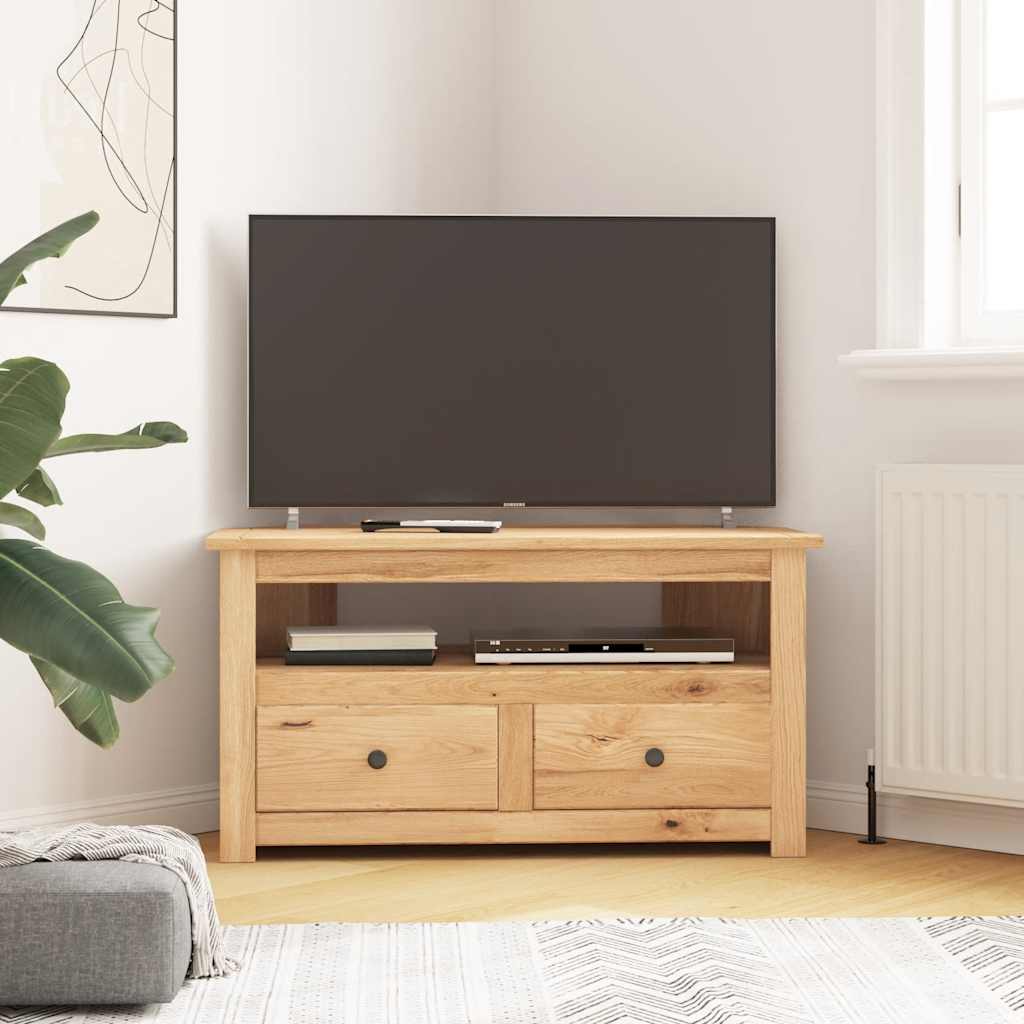 282685 vidaXL Corner TV Cabinet 93x49x49 cm Solid Pine Panama Range
