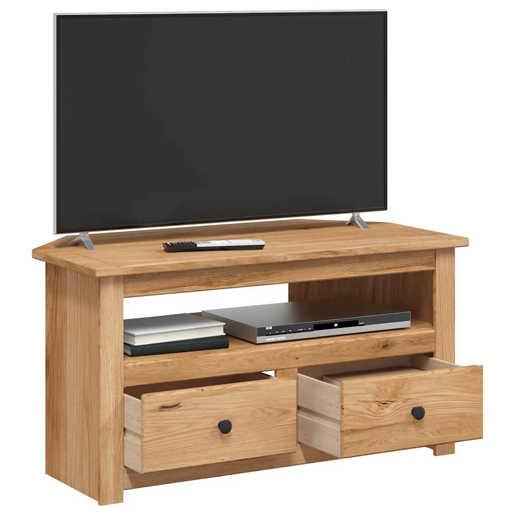 282685 vidaXL Corner TV Cabinet 93x49x49 cm Solid Pine Panama Range