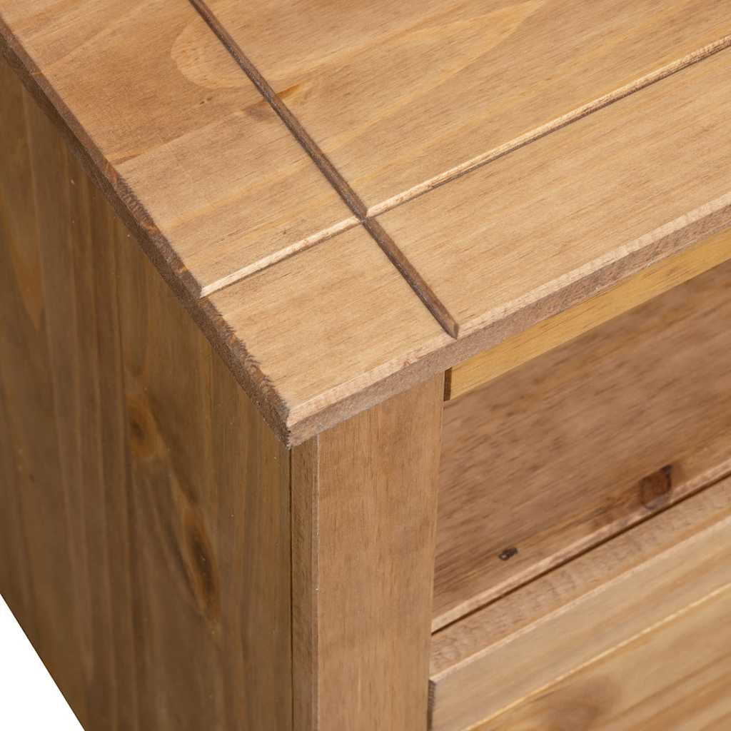 282685 vidaXL Corner TV Cabinet 93x49x49 cm Solid Pine Panama Range
