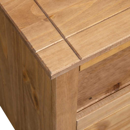 282685 vidaXL Corner TV Cabinet 93x49x49 cm Solid Pine Panama Range