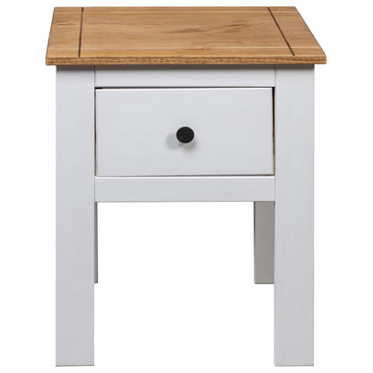 Bedside Cabinet | White, Natural | Solid Pine Wood | 46x40x57 cm