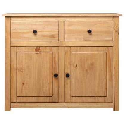 282697 vidaXL Sideboard 93x40x80 cm Solid Pinewood Panama Range