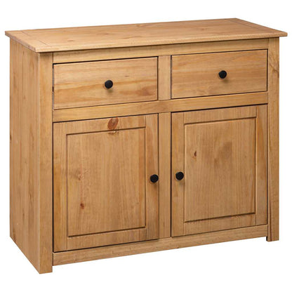 282697 vidaXL Sideboard 93x40x80 cm Solid Pinewood Panama Range