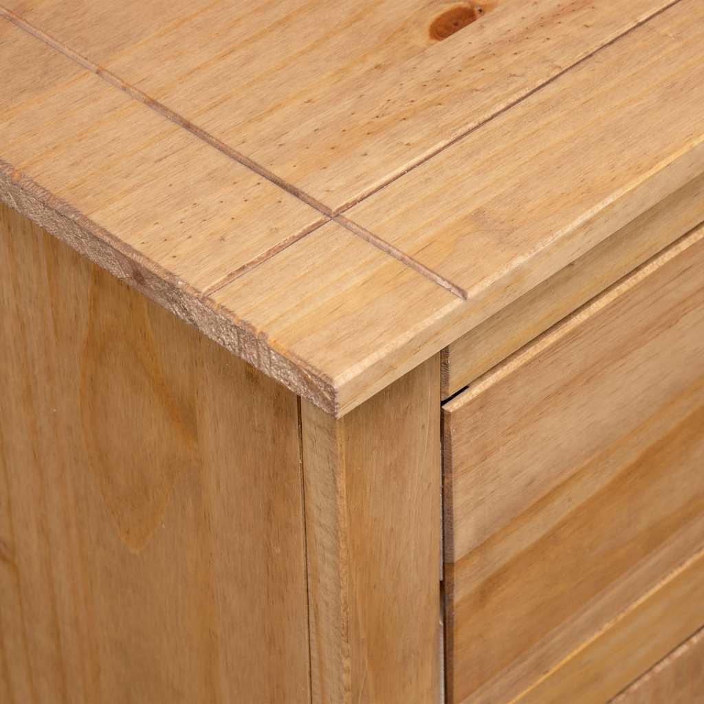 282697 vidaXL Sideboard 93x40x80 cm Solid Pinewood Panama Range