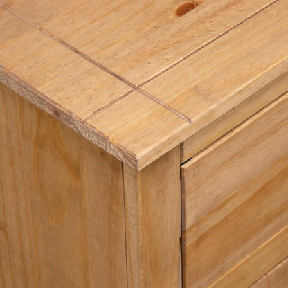 282697 vidaXL Sideboard 93x40x80 cm Solid Pinewood Panama Range