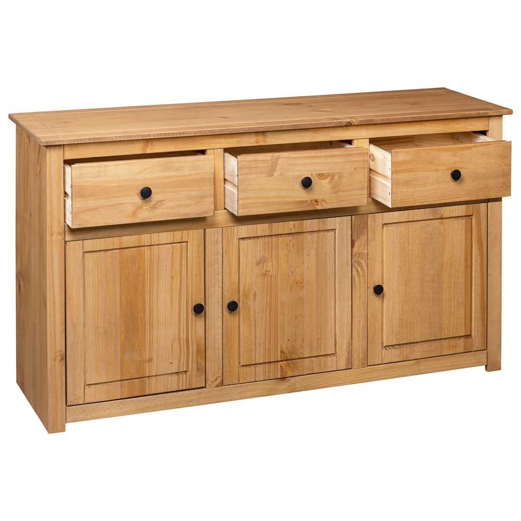 282703 vidaXL Sideboard 135x40x80 cm Solid Pinewood Panama Range