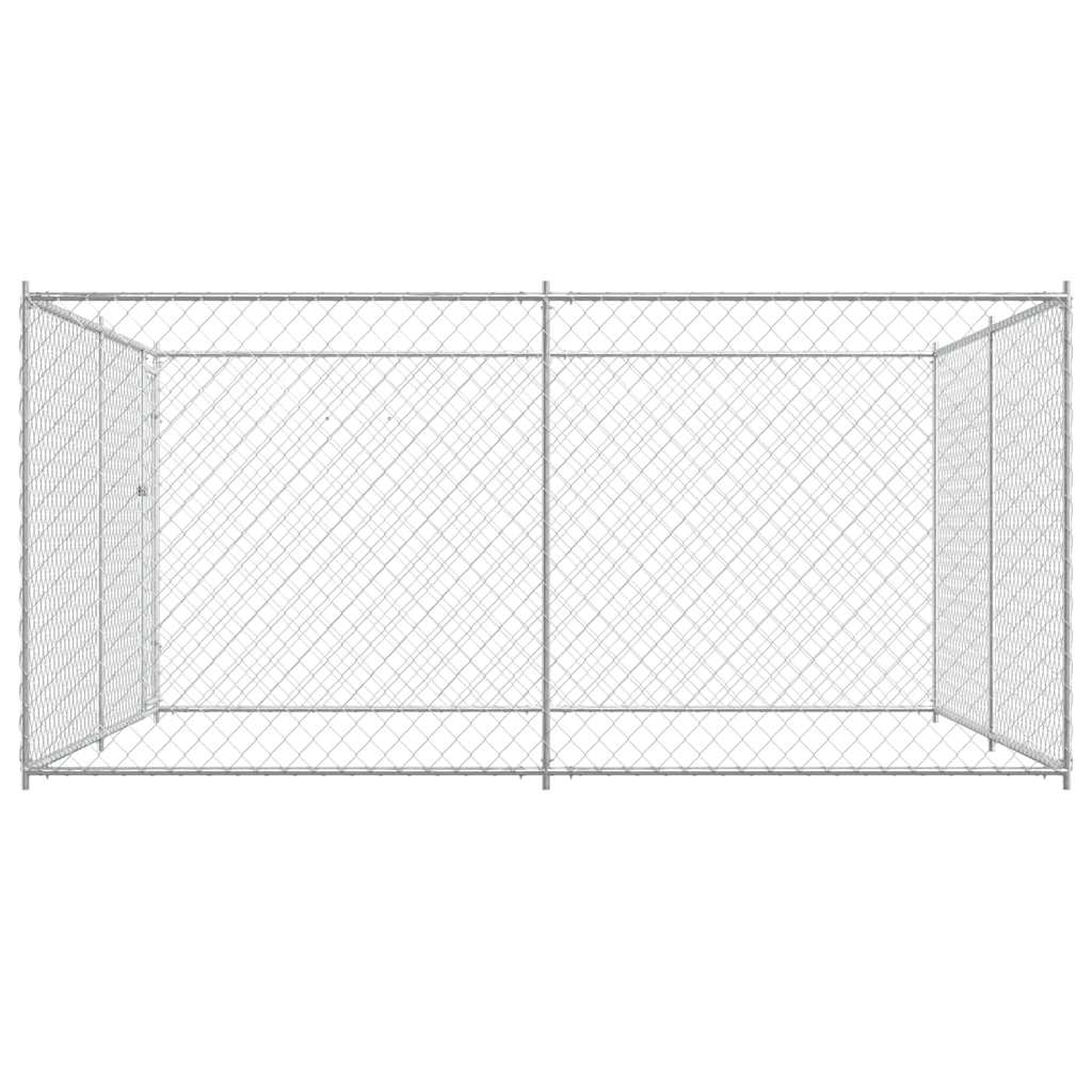 Outdoor Dog Kennel 383x383x185 cm