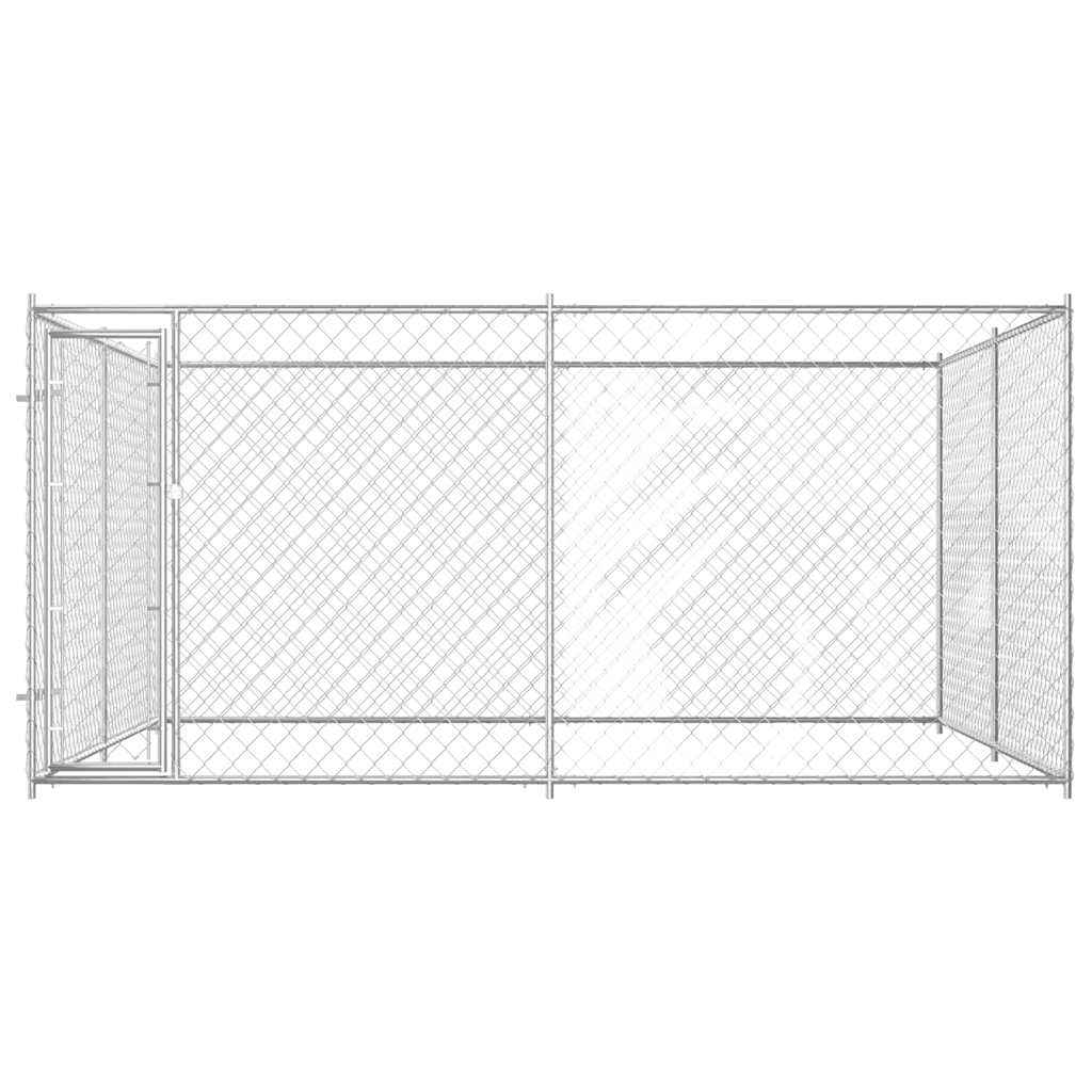 Outdoor Dog Kennel 383x383x185 cm