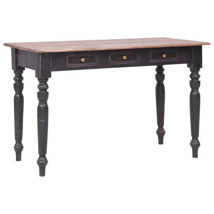 Desk | Old brown | Solid mahogany wood | Medium | Desk | Rectangular