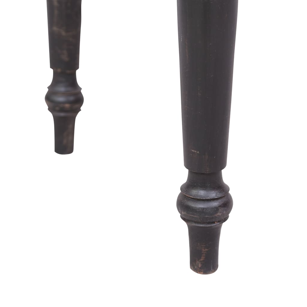 Desk with 3 Drawers 117x57x75 cm Solid Mahogany Wood