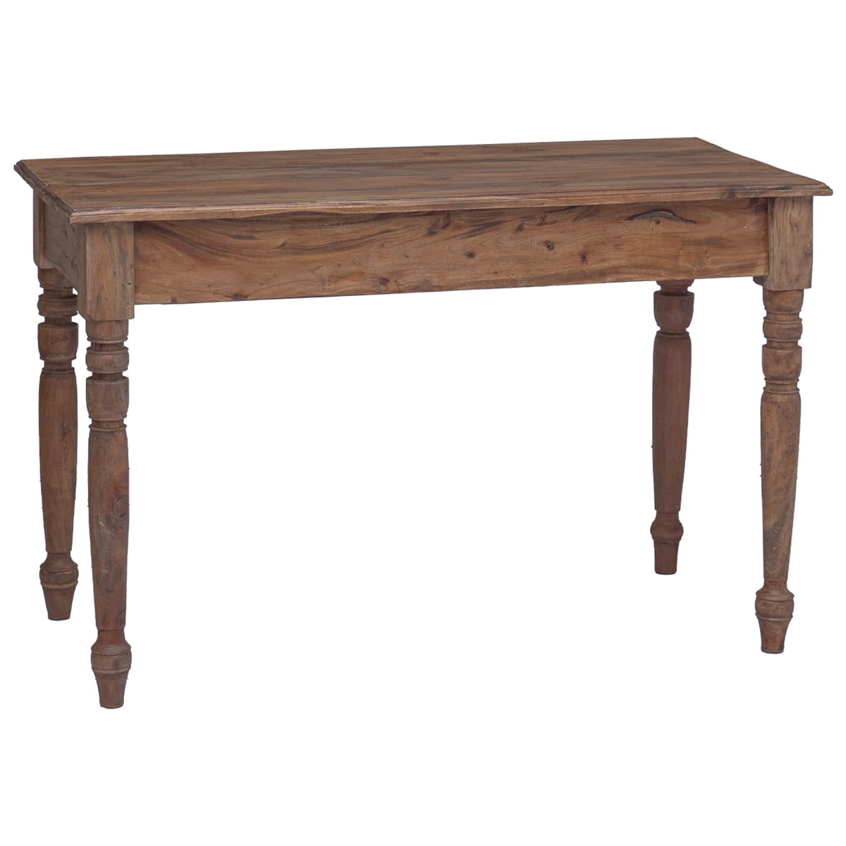 283909 vidaXL Desk with Drawers 117x57x75 cm Solid Mahogany Wood