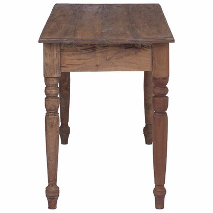 283909 vidaXL Desk with Drawers 117x57x75 cm Solid Mahogany Wood