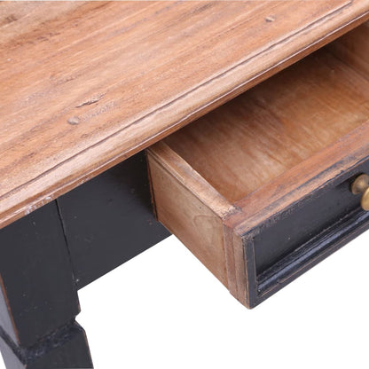 Writing Desk with Drawers 90x50x101 cm Solid Mahogany Wood