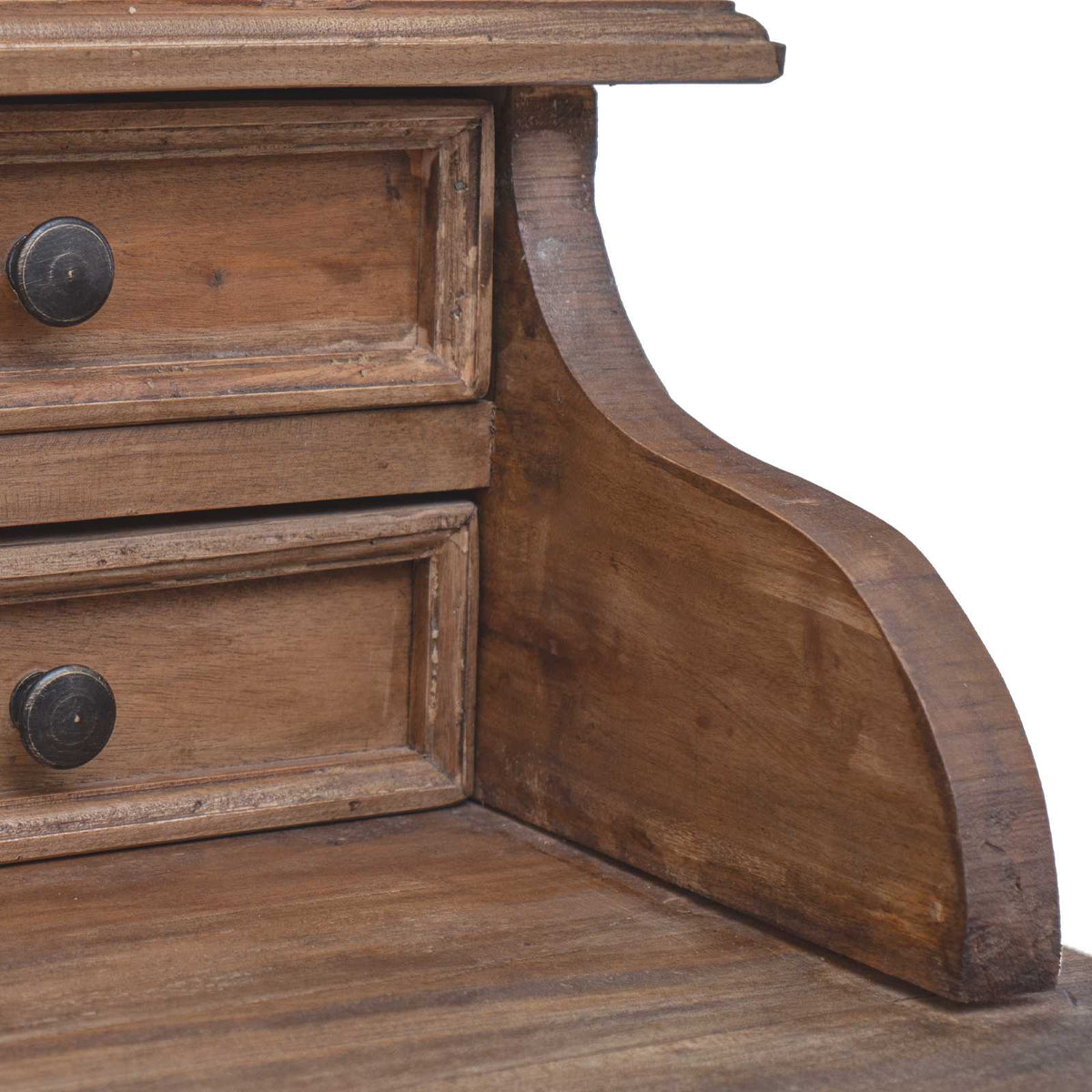 283912 vidaXL Writing Desk with Drawers 90x50x101 cm Solid Mahogany Wood