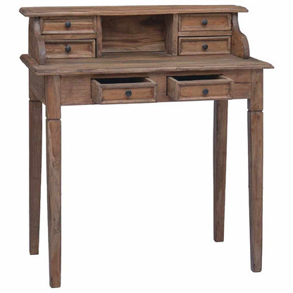 Writing Desk | Warm Brown | Solid Mahogany Wood | Medium | Writing Desk