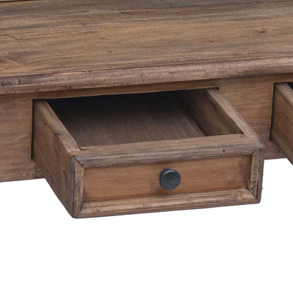 Writing Desk | Warm Brown | Solid Mahogany Wood | Medium | Writing Desk