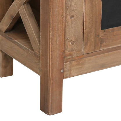 283913 vidaXL TV Cabinet with 3 Drawers 120x30x40 cm Solid Mahogany Wood