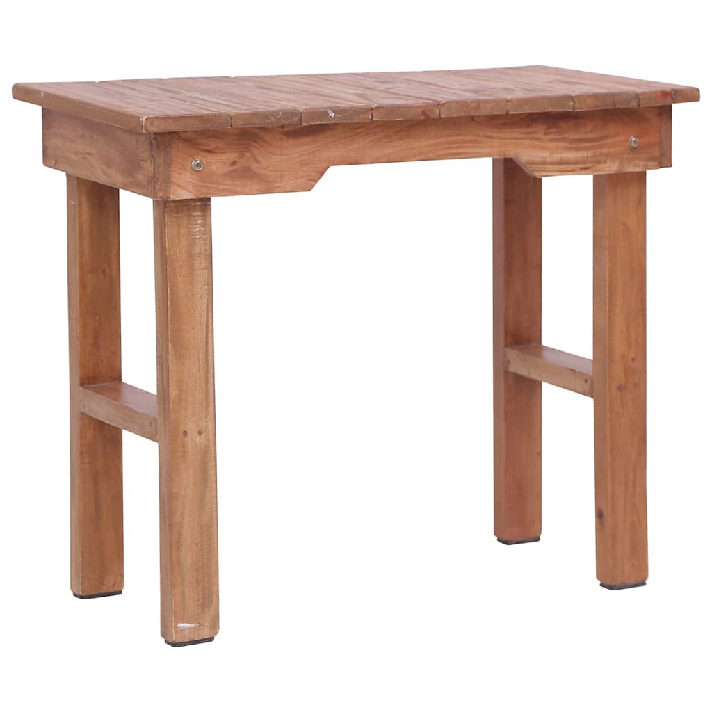 283915 vidaXL End Table 70x35x60 cm Solid Mahogany Wood