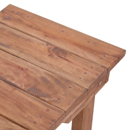 End Table 70x35x60 cm Solid Mahogany Wood
