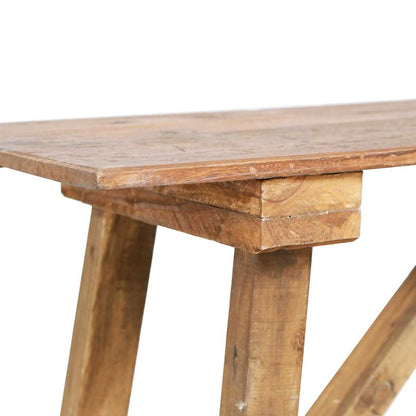 283916 vidaXL Console Table 130x40x80 cm Mixed Recycled Wood