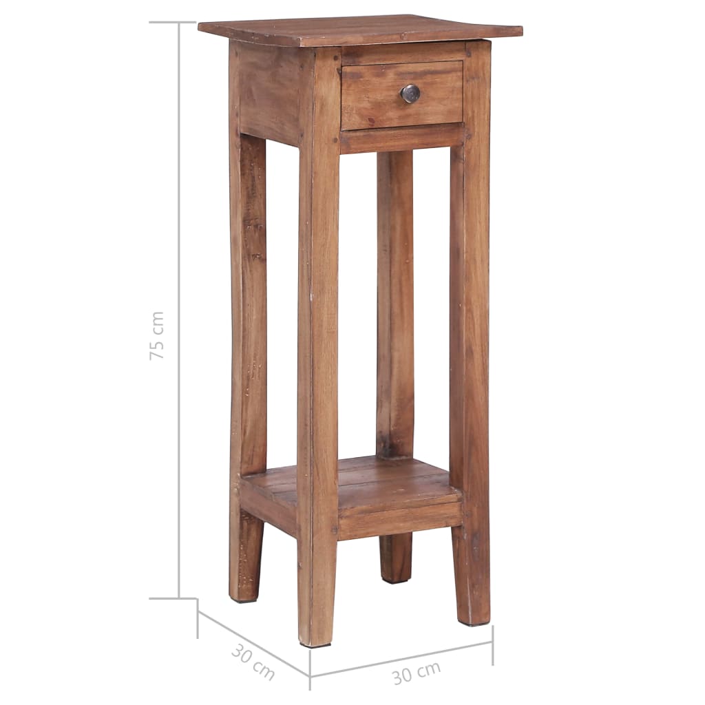 Plant Stand 30x30x75 cm Solid Mahogany Wood