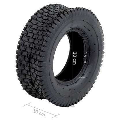 Tyre | Black | Rubber | 13 x 5.00-6 4PR | Heavy Weight Endurance