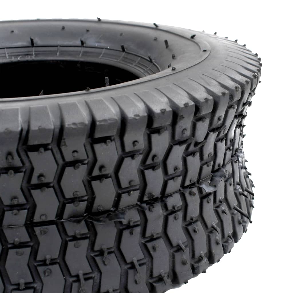 Tyre | Set of 2 | Black | Rubber | 13x5.00-6 | Heavy Weight Endurance