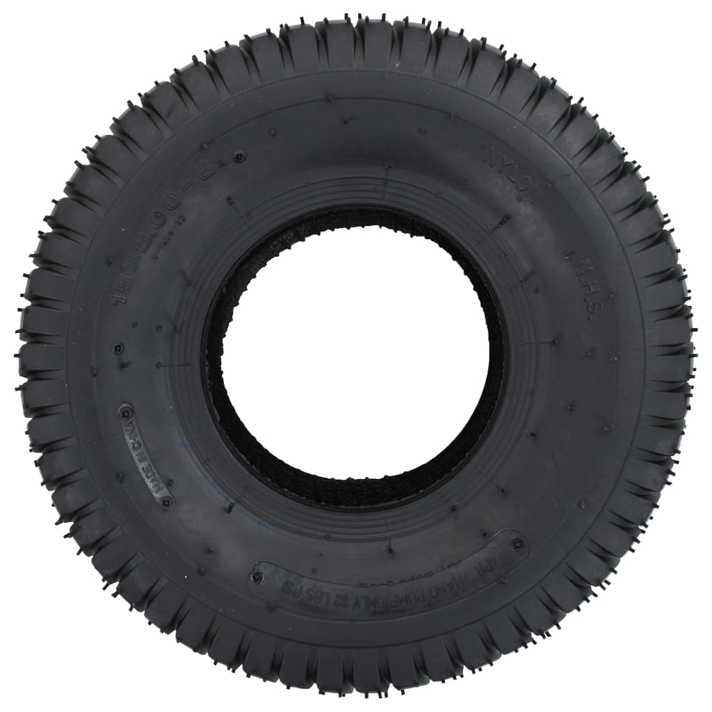 Tyre | Black | Rubber | Standard for wheelbarrow | Durable