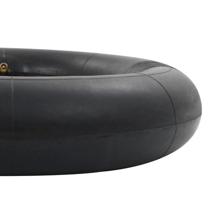 Tyre And Inner Tube | Black | Rubber | 3.50-8 4PR
