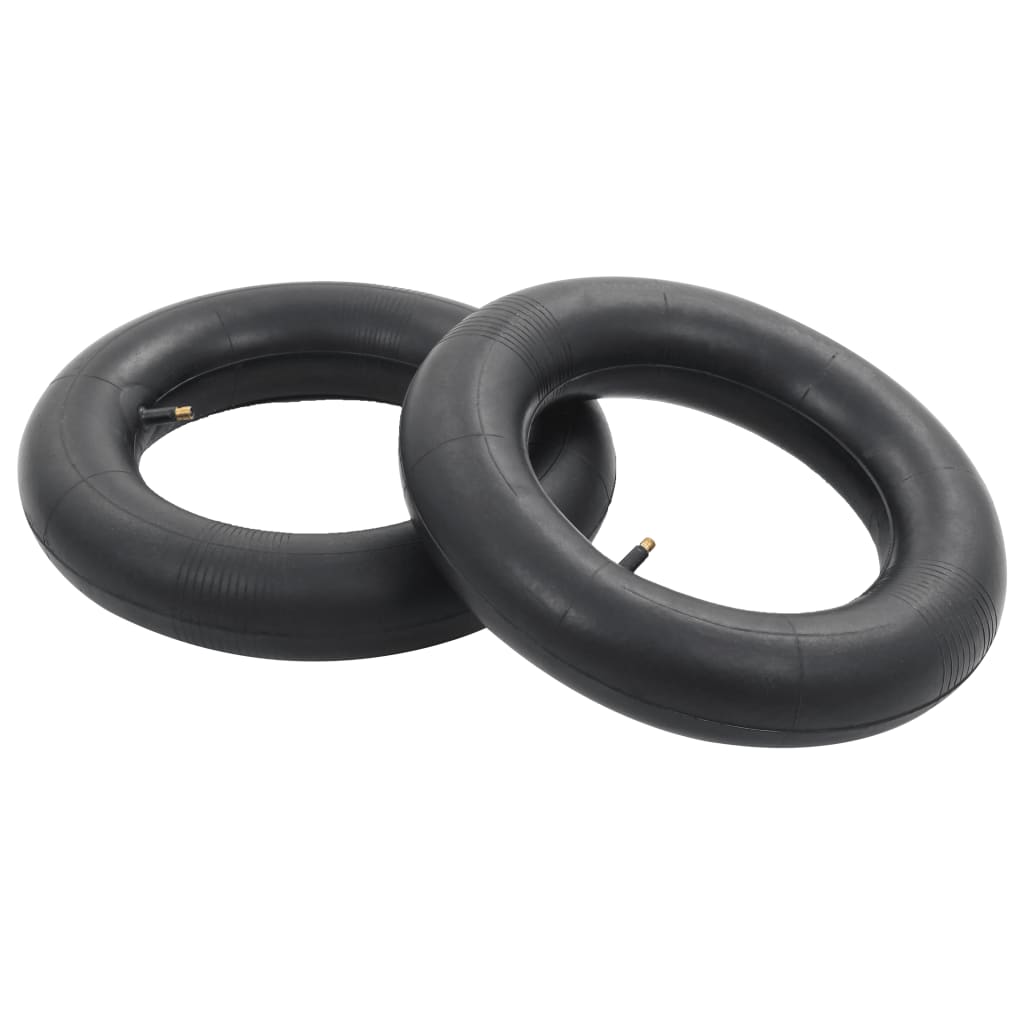 Tyre And Inner Tube | Black | Rubber | 3.50-8 4PR