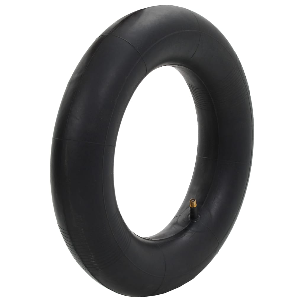 Tyre And Inner Tube | Black | Rubber | 3.50-8 4PR