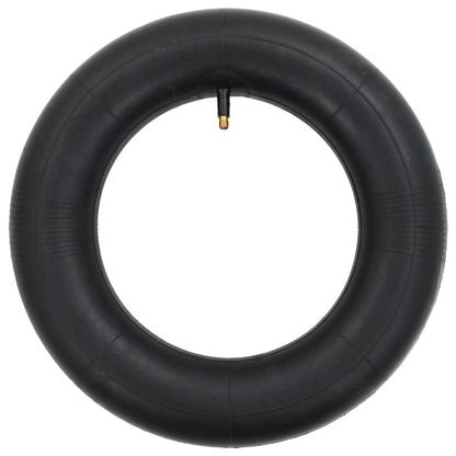 Tyre And Inner Tube | Black | Rubber | 3.50-8 4PR