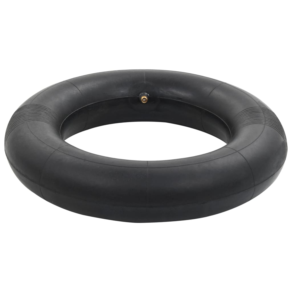 Tyre And Inner Tube | Black | Rubber | 3.50-8 4PR