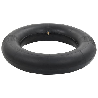 Tyre And Inner Tube | Black | Rubber | 3.50-8 4PR