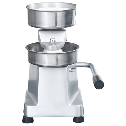 Hamburger Press Machine with 500 Patty Papers Aluminium 10 cm