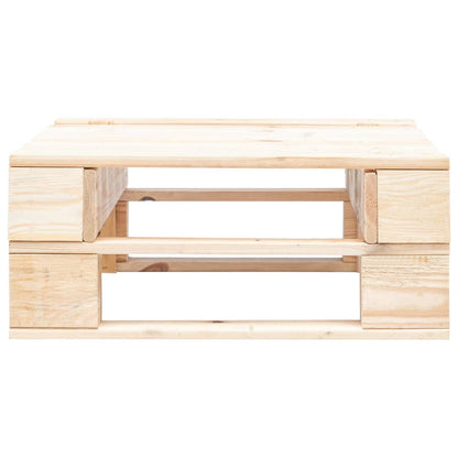 Garden Pallet Ottoman Wood