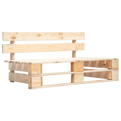 Pallet Bench | Natural wood colour | Impregnated pinewood | Standard