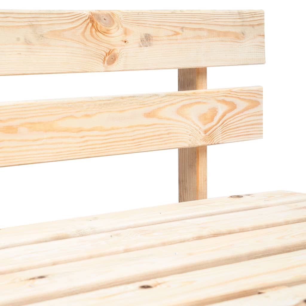 Pallet Bench | Natural wood colour | Impregnated pinewood | Standard