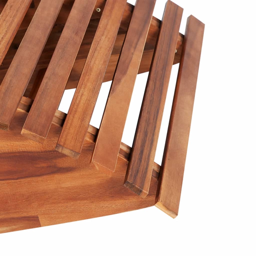 Sun Lounger | Set of 2 | Light brown | Acacia wood
