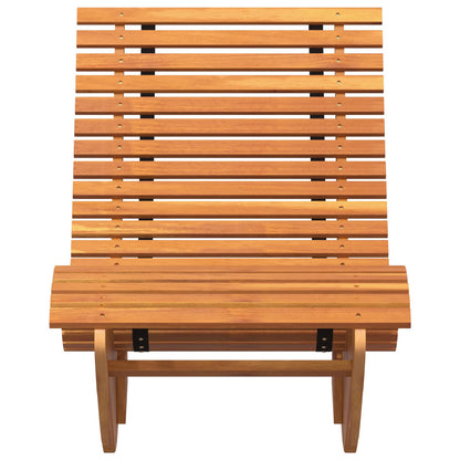 Rocking Sun Loungers 2 pcs Acacia Wood