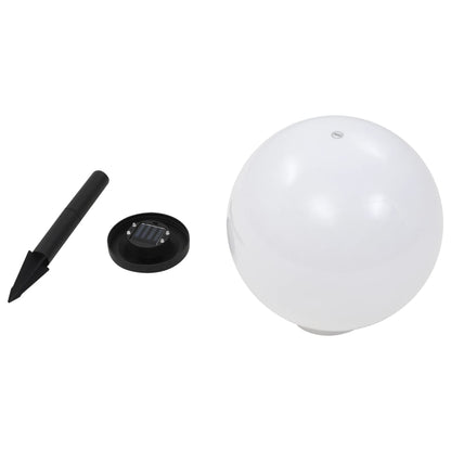Outdoor Solar Lamps 4 pcs LED Spherical 30 cm RGB