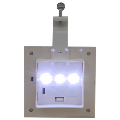 Outdoor Solar Lamps 12 pcs LED Square 12 cm White