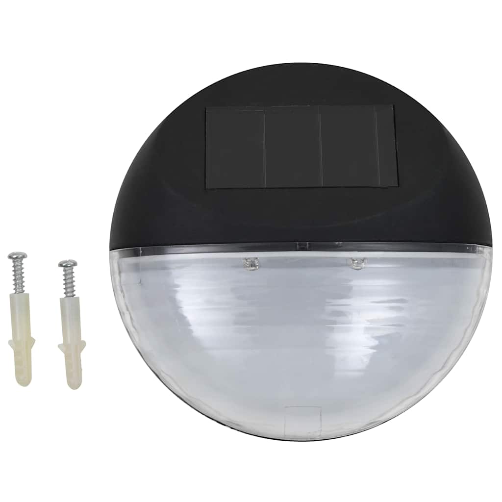Solar Lamp | Set of 24 | Black | Polypropylene | Compact | Solar Lamp