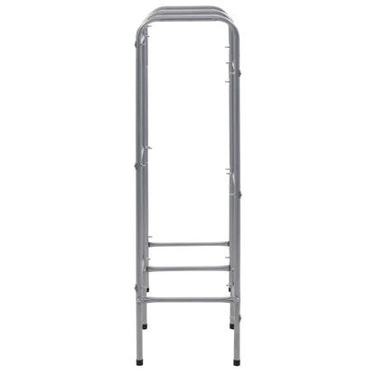 Storage Shelf for 6 Crates Silver 96x33x116 cm Steel