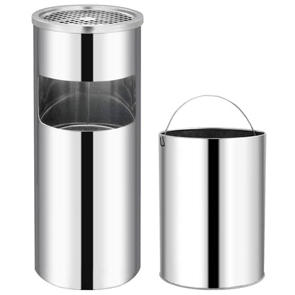 Ashtray Dustbin 30 L Stainless Steel