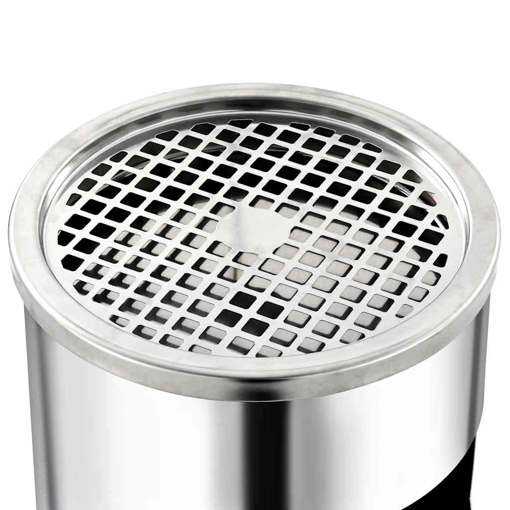 Ashtray Dustbin 30 L Stainless Steel